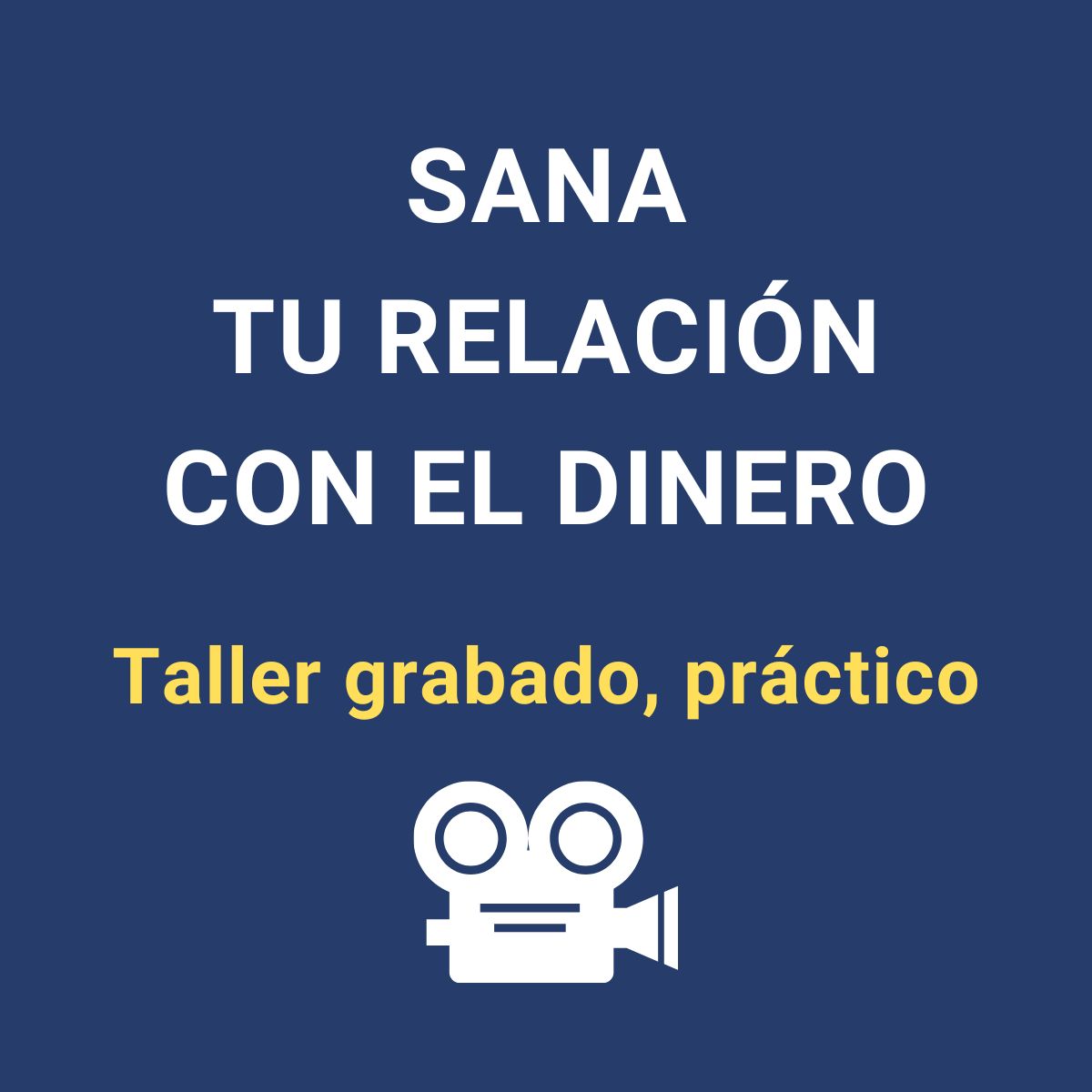 Taller Grabado - Sana tu relación con el dinero